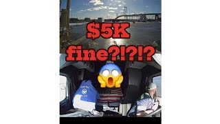 Almost fined $5k at the Ambassador Bridge