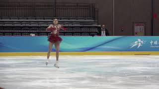 (HD) Beverly Zhu Yi - Free Skating - Score:117.61（Front view）｜Figure Skating｜朱易 自由滑 花样滑冰冬奥选拔第2场 正面视角