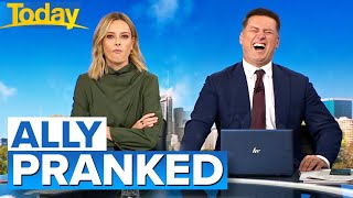 "Not funny" April Fools' Day prank hardly fazes Ally | Today Show Australia