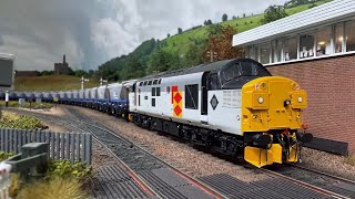 Class 37 with Accurascale ECC CDA’s and Double-headed Class 31’s with Cavalex TEA oil tankers