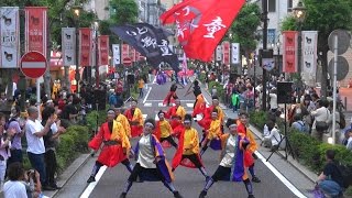 いとう舞士童　2016　花　第1回　横浜よさこい祭り2016　馬車道パレード会場3/3