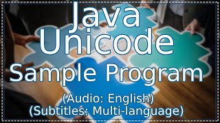 Java unicode sample program (Java Course)