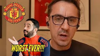 Gary Neville Breaks Down Ruben Amorim's  Shocking 'Worst Team' Claim!