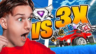 1 SSL vs *3* VAN ELKE RANK in Rocket League 😱