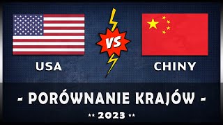 🇺🇸 USA vs CHINY 🇨🇳 - Porównanie gospodarcze w ROKU 2023 #USA #Chiny
