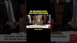 Rep. Linda Sánchez absolutely embarrasses Scott Bessent during hearing