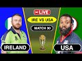 Ireland vs Usa T20 World Cup 2024 | Ire vs Usa Rain Update | Today Score Commentary