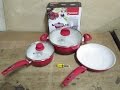 Panci set Ceramic Dessini 3in1 / Frypan / Wajan Anti lengket