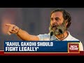 'Is Rahul Gandhi Going To Challenge His Disqualification?' Question Rajdeep Sardesai Rahul Gandhi