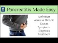 Pancreatitis: Symptoms, Causes, Treatment, Pathophysiology [Nursing, USMLE]