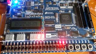 Mem_demo Memory Demonstration on the DE2 Board