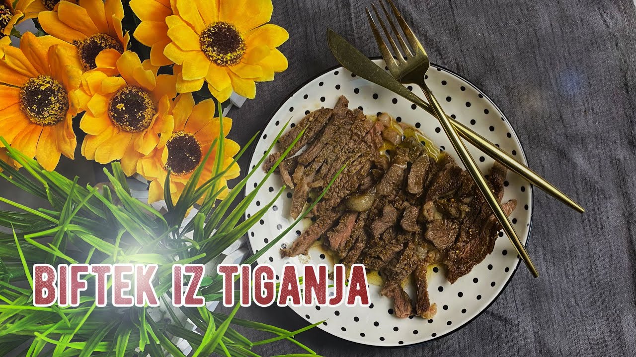 Kako Ispeći Biftek U Tiganju 🥩 - YouTube