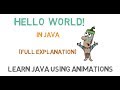 8 - HelloWorld in Java (Explained everything)