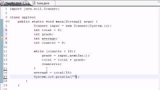 Java Video Tutorial Part 21 | Simple Averaging Program