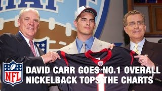 David Carr goes 1st \u0026 Nickelback tops the charts! | 2002 NFL Draft Rewind | Good Morning Football