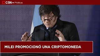 INSÓLITO: JAVIER MILEI PROMOCIONÓ una CRIPTOMONEDA en sus REDES SOCIALES