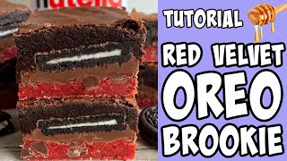 How to make a Red Velvet Oreo Brookie! tutorial