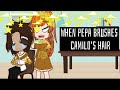 Pepa Madrigal when brushing Antonio’s hair VS with Camilo//encanto// gacha club// Read Desc //