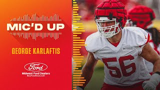 George Karlaftis Mic'd Up: "That run game is a street fight" | Chiefs Training Camp 2022