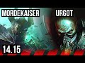 MORDEKAISER vs URGOT (TOP) | 6/1/2, Rank 9 Morde, 800+ games, Dominating | EUNE Grandmaster | 14.15