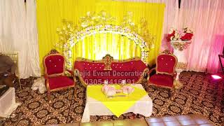 Wedding Pakistani mehndi event | Mehndi event outdoor decoration ideas #viral#trending #ytshorts