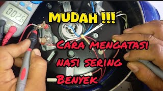 penyebab Magicom nasi  berair dan bau busuk