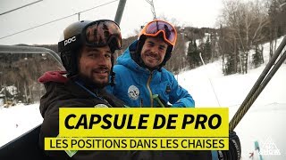 Comment monter dans les chaises en ski - Capsule de pro