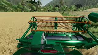 Farming Simulator 22  ทดลองรถเกี่ยวศักดิ์พัฒนา รุ่น อมตะ ปี4 vs Tamco s3000 EP 2/2