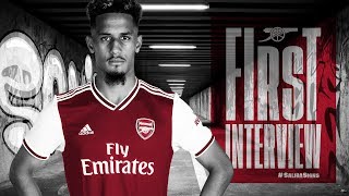 William Saliba's first Arsenal interview | #SalibaSigns