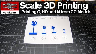 oorail.com | Howto 3D Print different scales from one digital model