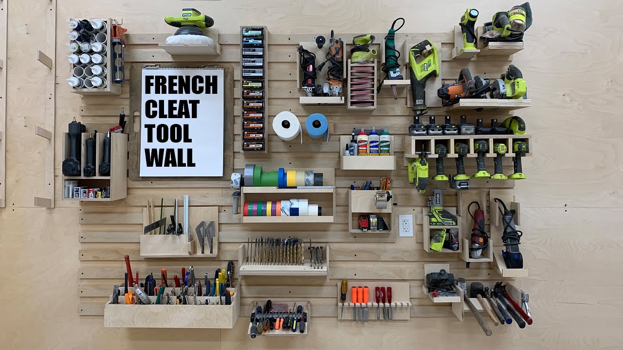 Woodshop Storage Tool Wall