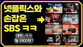 SBS 품은 넷플릭스 월3900원! ㅋㅋ OTT 싸게 보는 팁 - 네이버 멤버십, 유독, 우주패스, 계정공유 외