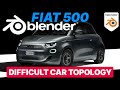 How to Model a Basic Car in Blender | Hard-Surface Topology Tutorial