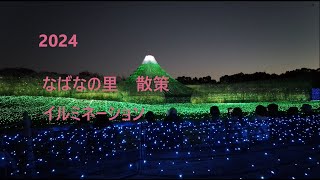 walking : なばなの里のイルミネーション2024