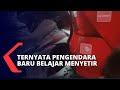 Mobil Penyedia Internet Dipakai Belajar Menyetir, Pengendara Tabrak Tembok dan 6 Motor