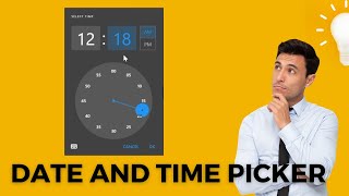 Date And Time Picker in Flutter flow | Date and Time | Date Time picker