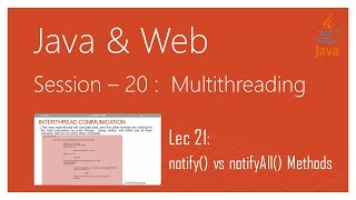 Multithreading in Java | #21| Inter Thread Communication #4| notify() vs notifyAll() Methods in Java