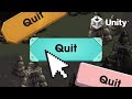 How to Make a Quit Button in Unity