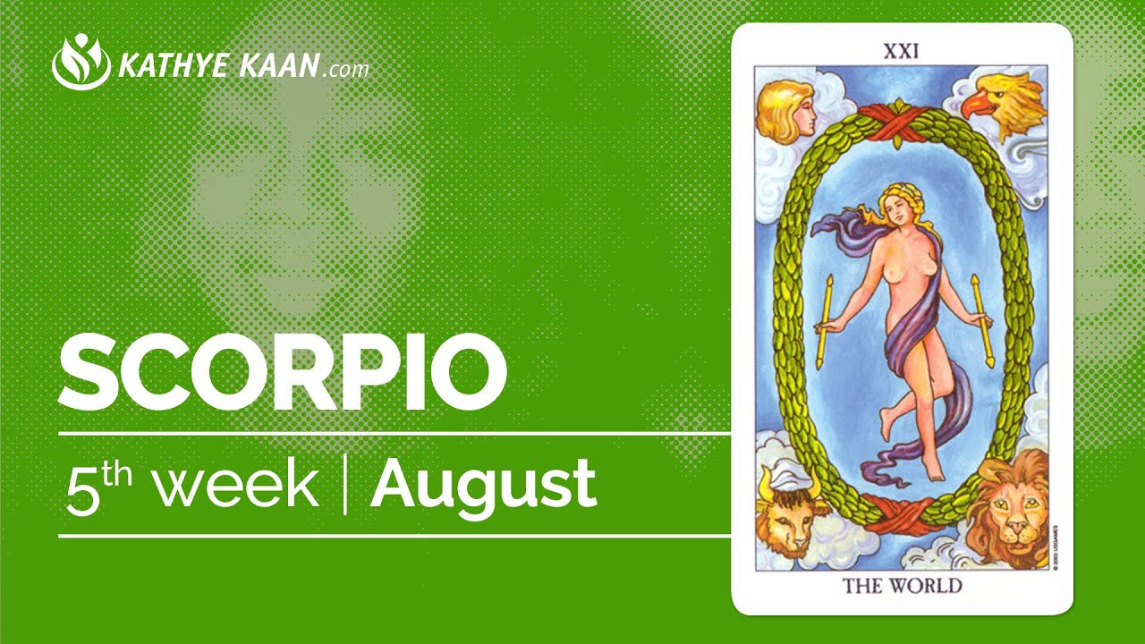 SCORPIO Weekly Psychic Tarot Reading | Horoscope | August 26 ...