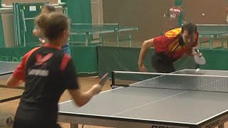 Алексей УЛАНОВ - Ольга БАРАНОВА (1/2 ФИНАЛА), Настольный теннис, Table Tennis