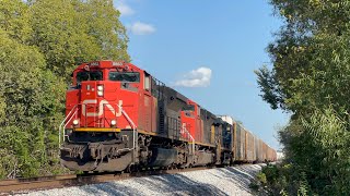 CN SD70M-2 8863 w/ Sharp K5LLA Leads CSX L802-03 on 10/5/24