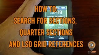 How to Search for Sections, Grid Sections and LSD Grids