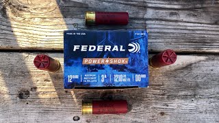 Federal Powershok 3” 15 Pellet 00 Buck - Breakdown