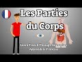 Parts of the Body: Learn French for Beginners With Animation | Apprends le Français