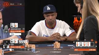 BOAT PARTY! Phil Ivey vs Sam Greenwood Round 1 | MILLIONS Super High Roller Series Sochi 2020