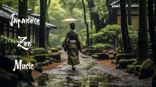 Rainy Day in a Serene Ancient Temple - Japanese Bamboo Flute Music For Soothing, Meditation, Healing