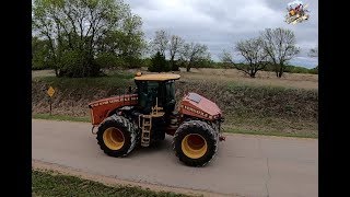 Versatile 520 with Custom Built Bulk Seed Hopper in Kansas