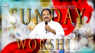 #TGPF అంశం : విసుగక ప్రార్ధన చేయుము || Sunday Service || 03rd Dec 2023 || Dr. M. Walter Feely ||