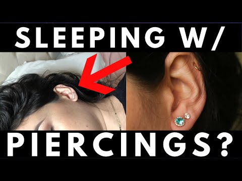 Should you sleep with earrings in?