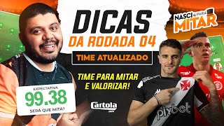 CARTOLA FC 2024 - DICAS RODADA 4 - TIME PARA MITAR E VALORIZAR.